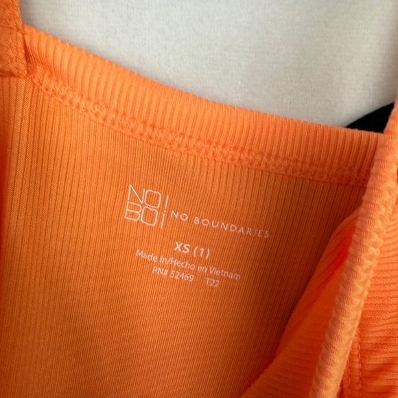 NWT Lot of 2 Tank Tops Size XS Green and Orange U of Miami Lightweight Stretch - Picture 6 of 8